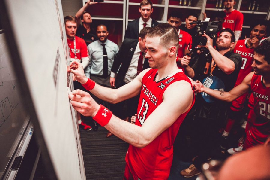 Texas Tech player Matt Mooney moves the team to the Championship spot on the NCAA March Madness bracket. Mooney knocked down 22 points in Final Four game against Michigan State. Tech won 61-51. 