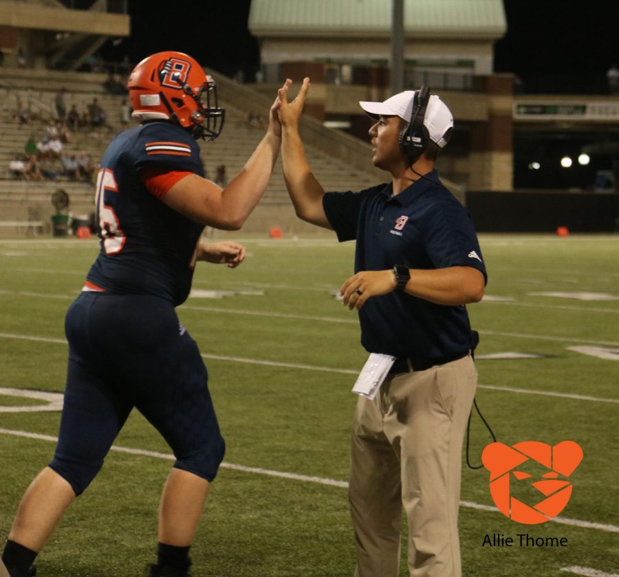 Varsity football rectifies last year’s loss against Stratford with 54-7 win