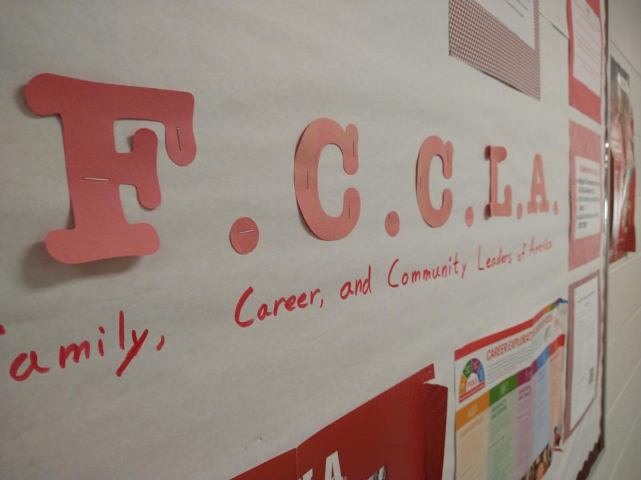 One of the many FCCLA posters located throughout the school.
